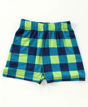 Load image into Gallery viewer, CrayonFlakes Soft and comfortable Checkered Printed Half Sleeves Set
