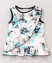 Load image into Gallery viewer, Floral Front Frill Top and Short Set