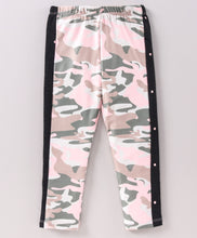 Load image into Gallery viewer, Camouflage Color Block Top Leggings Set