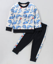 Load image into Gallery viewer, Dolphins Printed Sweatshirt Jogger Set