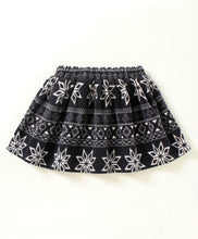 Load image into Gallery viewer, Jacquard with Frill Polar Fleece Top Skirt Set