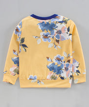 Load image into Gallery viewer, Floral Printed Top with Jogger Set - Yellow