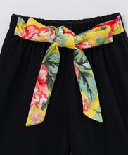 Load image into Gallery viewer, Floral Top Pant with Belt Set
