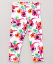 Load image into Gallery viewer, Floral Color Block Top Leggings Set
