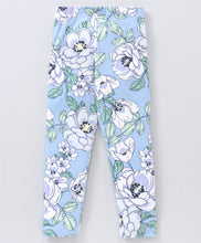 Load image into Gallery viewer, Floral Neck Frill Top Leggings Set