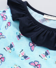 Load image into Gallery viewer, Butterfly Front Frill Starp Top Leggings Set