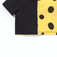 Load image into Gallery viewer, Polka Dots Color Block Top Shorts Set
