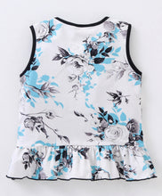 Load image into Gallery viewer, Floral Front Frill Top and Short Set
