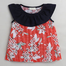 Load image into Gallery viewer, CrayonFlakes Soft and comfortable Floral Printed Neck Frill Set
