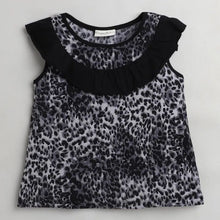 Load image into Gallery viewer, CrayonFlakes Soft and comfortable Animal Print Yoke Frill Set
