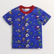 Load image into Gallery viewer, CrayonFlakes Soft and comfortable Spacecraft Printed Half Sleeves Set
