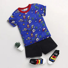 Load image into Gallery viewer, CrayonFlakes Soft and comfortable Spacecraft Printed Half Sleeves Set