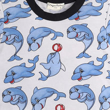 Load image into Gallery viewer, CrayonFlakes Soft and comfortable Dolphins Printed Half Sleeves Set
