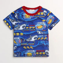 Load image into Gallery viewer, CrayonFlakes Soft and comfortable Whales Printed Half Sleeves Set