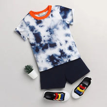 Load image into Gallery viewer, CrayonFlakes Soft and comfortable Tie and Dye Half Sleeves Set
