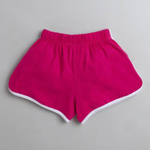 Load image into Gallery viewer, CrayonFlakes Soft and comfortable Solid Sports Shorts - Magenta