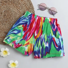 Load image into Gallery viewer, CrayonFlakes Soft and comfortable Rainbow Printed Shorts