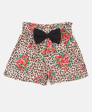 Load image into Gallery viewer, Animal Print with Bow Shorts