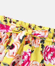 Load image into Gallery viewer, Floral Printed Belted Shorts - Yellow
