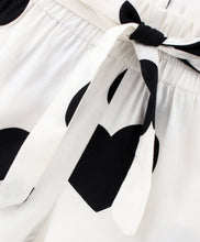 Load image into Gallery viewer, Hearts Printed Belted Shorts - Offwhite