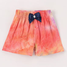 Load image into Gallery viewer, Tie and Dye Printed with Bow Shorts