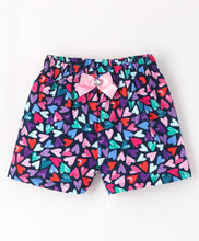 Load image into Gallery viewer, Colorful Hearts Printed with Bow Shorts