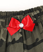 Load image into Gallery viewer, Camouflage Printed with Bow Shorts