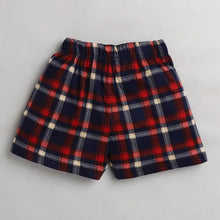 Load image into Gallery viewer, CrayonFlakes Soft and comfortable Checkered Printed Short