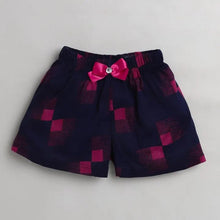 Load image into Gallery viewer, CrayonFlakes Soft and comfortable Abstract Printed Short - Navy