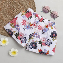 Load image into Gallery viewer, CrayonFlakes Soft and comfortable Floral Printed Short - Offwhite