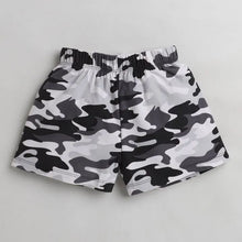 Load image into Gallery viewer, CrayonFlakes Soft and comfortable Camouflage Printed Shorts - Grey