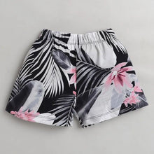 Load image into Gallery viewer, CrayonFlakes Soft and comfortable Floral with Leaves Printed Short