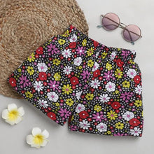 Load image into Gallery viewer, CrayonFlakes Soft and comfortable Floral with Polka Printed Short
