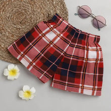 Load image into Gallery viewer, CrayonFlakes Soft and comfortable Checkered Printed Shorts
