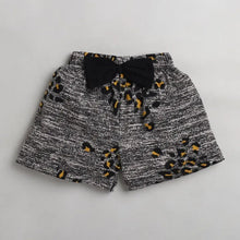 Load image into Gallery viewer, CrayonFlakes Soft and comfortable Leopard Printed Shorts - Grey