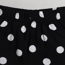 Load image into Gallery viewer, CrayonFlakes Soft and comfortable Polka Dots Printed Shorts - Black
