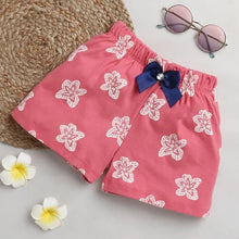 Load image into Gallery viewer, CrayonFlakes Soft and comfortable Floral Printed Short - Pink
