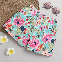 Load image into Gallery viewer, CrayonFlakes Soft and comfortable Floral Printed Short - Sea Green