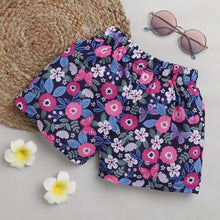 Load image into Gallery viewer, CrayonFlakes Soft and comfortable Floral Printed Short - Navy