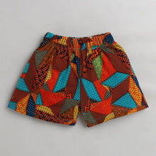 Load image into Gallery viewer, CrayonFlakes Soft and comfortable Abstract Printed Short