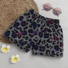 Load image into Gallery viewer, CrayonFlakes Soft and comfortable Leopard Printed Short - Grey