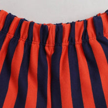 Load image into Gallery viewer, CrayonFlakes Soft and comfortable Striped Printed Short