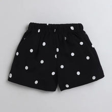Load image into Gallery viewer, CrayonFlakes Soft and comfortable Polka Printed with Bow Short