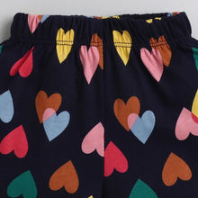 Load image into Gallery viewer, CrayonFlakes Soft and comfortable Hearts Printed Short