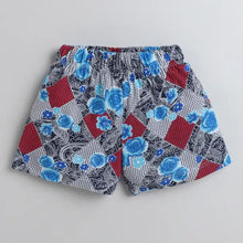 Load image into Gallery viewer, CrayonFlakes Soft and comfortable Abstract Floral Printed Short