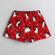Load image into Gallery viewer, CrayonFlakes Soft and comfortable Penguin Printed Short
