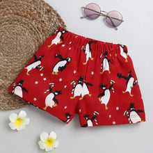 Load image into Gallery viewer, CrayonFlakes Soft and comfortable Penguin Printed Short
