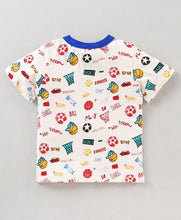 Load image into Gallery viewer, CrayonFlakes Soft and comfortable Play Time Printed Tshirt