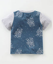 Load image into Gallery viewer, CrayonFlakes Soft and comfortable Spacewalk Printed Tshirt
