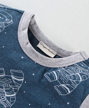 Load image into Gallery viewer, CrayonFlakes Soft and comfortable Spacewalk Printed Tshirt
